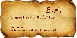 Engelhardt Atália névjegykártya